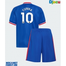 Manchester United Matheus Cunha #10 Gostujuci Dres za djecu 2026-27 Kratak Rukav (+ Kratke hlače)